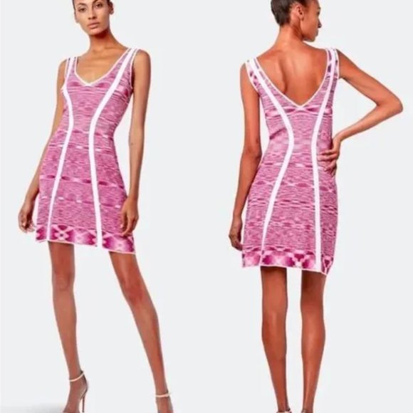 AS by DF St. Tropez Dress in Magenta, Size S - Picture 7 of 7
